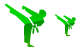 Karate icons