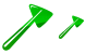 Medical hammer icons