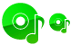 Music disk icons