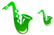 Saxophone icons