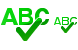 Spell checking icons