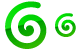 Spiral icons