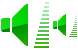 Volume level icons