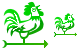 Weathercock icons