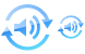 Audio converter icons