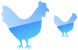 Chicken icons