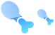 Chicken leg icons