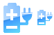 Electric power icons