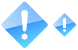 Exclamation icons