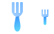 Fork icons