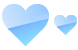 Hearts icons