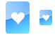 Hearts card icons