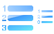 Numbered list icons