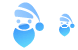 Santa Claus icons