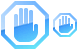 Stop symbol icons