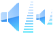 Volume level icons