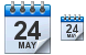 Calendar icons