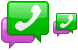 Phone messages icons