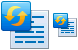 Refresh text icons