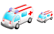 Ambulance car icons