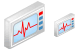 ECG monitor icons