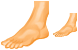 Foot icons