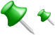 Green pin icons