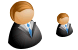 Insurance agent icons