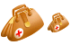 Medical bag icons