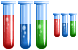 Test tubes icons
