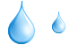 Water drop icons