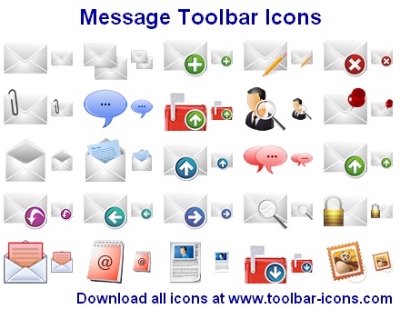 Message Toolbar Icons