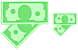 Banknotes icons