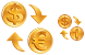 Currency converter icons