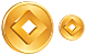 Fengshui coin icons
