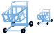 Hand cart icons