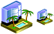 Hotel business icons