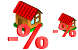 Mortgage loan interest payment icons