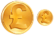 Pound coin icons