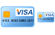 Visa chip card icons