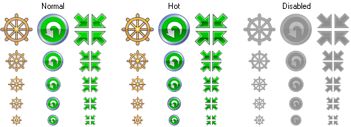 Navigation Toolbar Icons