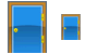 Closed door icons