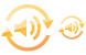 Audio converter icons