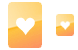 Hearts card icons