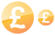 Pound coin icons