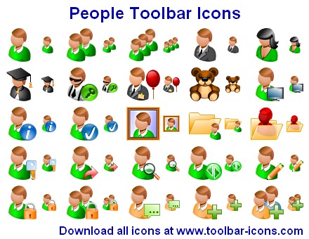 People Toolbar Icons 2013.1 screenshot