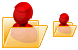 Red user folder .ico