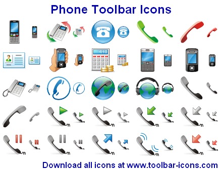 Phone Toolbar Icons