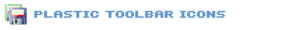 Plastic Toolbar Icons Plastic Toolbar Icons