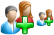 Add users icons